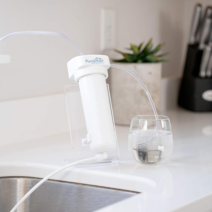PuroSmart High Flow RO System, Counter Top Home Water Treatment System | Compact Countertop RO System | Great for Apartments & Rentals | Applied Membranes PSCT50