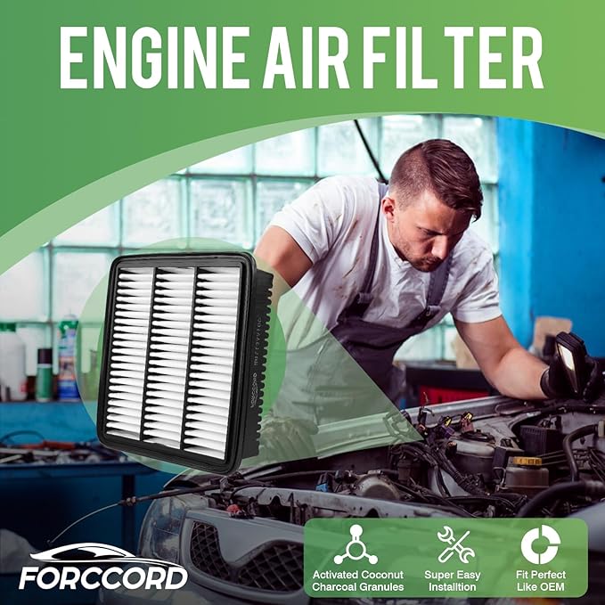 Cabin & Engine Air Filter Fit for Hyundai Elantra 2021-2026 L4 1.6L, Elantra 2021-2026 L4 2.0L, Elantra N 2022-2026 L4 2.0L Air Filter Replace#97133L1000 28113AA100 (NOT FOR HYBRID!)