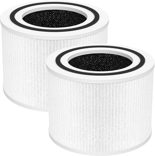 Core P350 Pet Care Replacement Filter for LEVOIT Core P350 Core 300 Air Purifier, 3-in-1 New Fine Non-Woven Fabric Pre-Filter, Activated Carbon Filter, Core P350-RF, 2 Pack