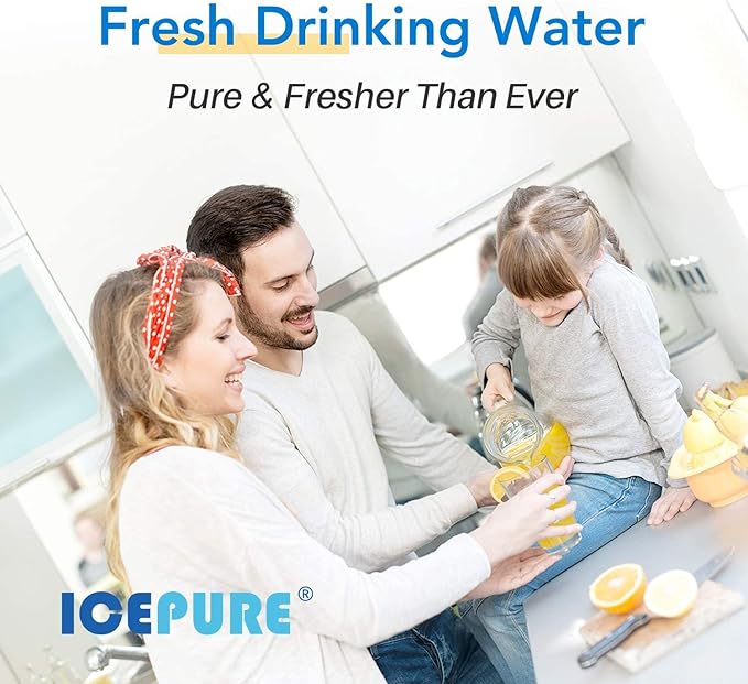 ICEPURE Pitcher Water Filter Replacement for Brita® Standard Water Filter, Brita® Pitchers and Dispensers,Classic OB03, Everyday, UltraMax, Metro+, XL, Mavea® 107007 35557 and More NSF Certified 6PACK