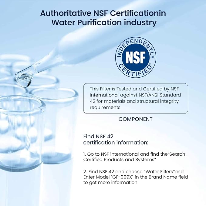 GLACIER FRESH Replacement for RPWFE, RPWF (Built-in CHIP) Refrigerator Water Filter, Compatible with GFE28GYNFS, GFE28GELDS, PFE28KELDS, PFE28KYNFS, GFD28GELDS, PWE23KELDS, PWE23KMKES, 3 Pack