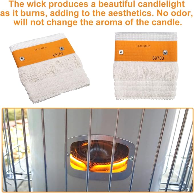 32225 Kerosene Wicks for Kero World KW-24C, DuraHeat DH-2300, Dyna-GLO CV-2300 & RMC-95C, Envirotemp Keroheat CV-2300, Kerosene Heater Replacement Wicks