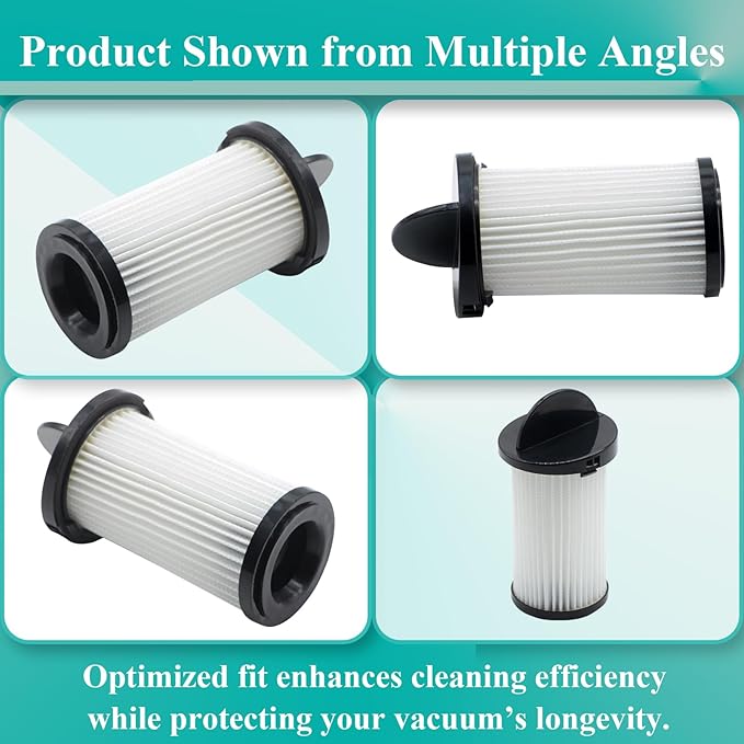 4 Pack Pre-Motor Filters Replacement for Eye-Vac Series Home, Pro, Pet, Air and Plus & NeoVac Elite Elite- Touchless Stationary Vacuum, Accessory Replaces EV-PMF