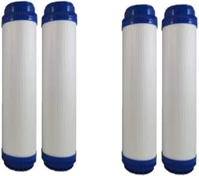 CFS – 4 Pack Granular Activated Carbon(GAC) Water Filter Cartridges Compatible with Aqua Pure AP101T Models – Whole House Replacement Water Filter Cartridge – Universal 10" Cartridge – 5 Micron