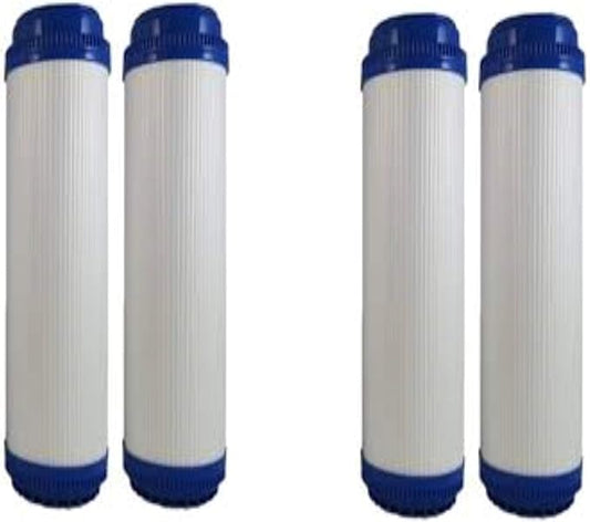 CFS – 4 Pack Granular Activated Carbon(GAC) Water Filter Cartridges Compatible with Aqua Pure AP101T Models – Whole House Replacement Water Filter Cartridge – Universal 10" Cartridge – 5 Micron