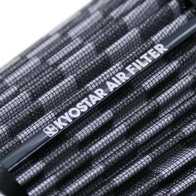 Kyostar Universal Carbon Fiber Pattern 3 Inch 76mm Air Intake Cone Filter Replacement Quality Dry Air Filter