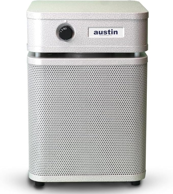 Austin Air HealthMate Plus Junior Air Purifier Sandstone - Advanced 4- Stage Filtration Air Purifiers For Home with Activated Carbon & Zeolite - Ideal as Air Purifiers for Bedroom, Model A250