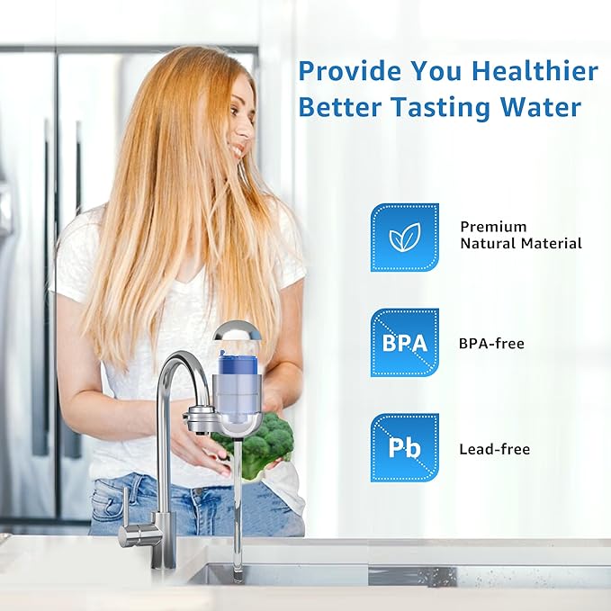 Filterlogic NSF Certified Water Filter, Replacement for PUR® RF9999® Faucet Water Filter, Pur® PLUS Faucet Model FM-2500V, FM-3700, PFM150W, PFM350V, PFM400H, PFM450S (Pack of 6),Model No.: FL-FF08