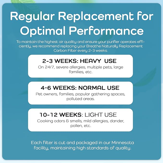 Breathe Naturally Replacement Filters Compatible with Winix C535, Plasmawave 5300, 6300 and Aeramax 300/290 Air Purifiers - HEPA Filters - Carbon Activated Filter (1 HEPA Filter + 4 Carbon Prefilters)