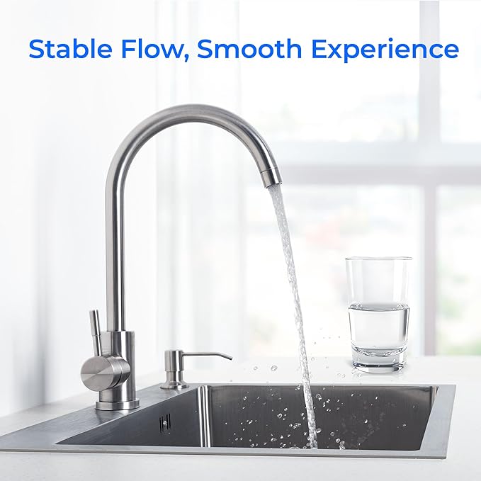 Waterdrop FQK1K Under Sink Water Filter, 1350 Gallons, Replacement for GE FQK1K, FQK2J, GXK185K and GX1S50R (Pack of 1)