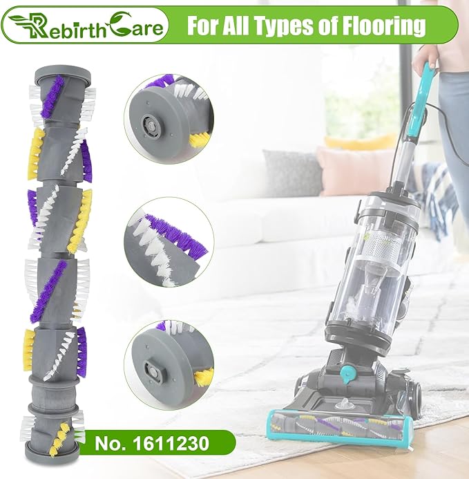 3197A Replacement Roller Brush for Bissell 2252 2253 2254 2489 Roller Brush&Filter&Belt for Bissell CleanView Swivel Rewind Pet Reach Vacuum Cleaner#1611230&1608225&1601972&1604947