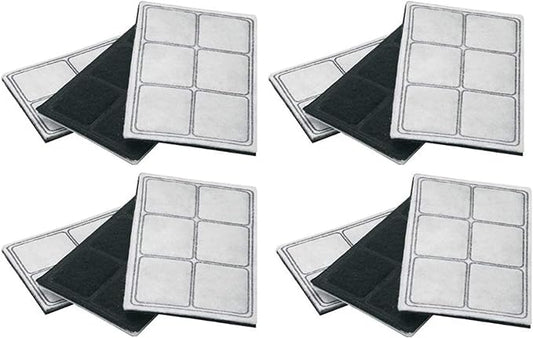 GOLDTONE 12-pack, 6-Chamber Carbon Replacement Pet Dog and Cat Water Filters for Drinkwell Pet Fountains, (12 pack)