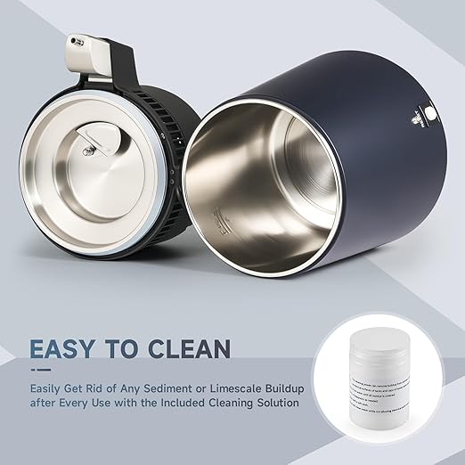 CO-Z 1.1 Gallon Water Distiller, 4L Countertop Distilled Water Machine with Glass Pot, 750W Distilled Water Maker for Pure Water, 304 Stainless Steel Water Distiller Machine for Home Office Travel