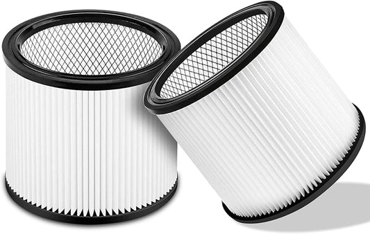 90304 Replacement Filter Compatible with Shop-Vac Shop Vac 90304, 90350, 90333,903-04-00, 9030400,fits most 5 Gallon and above Wet/Dry Vacuum Cleaners (2 Pack)