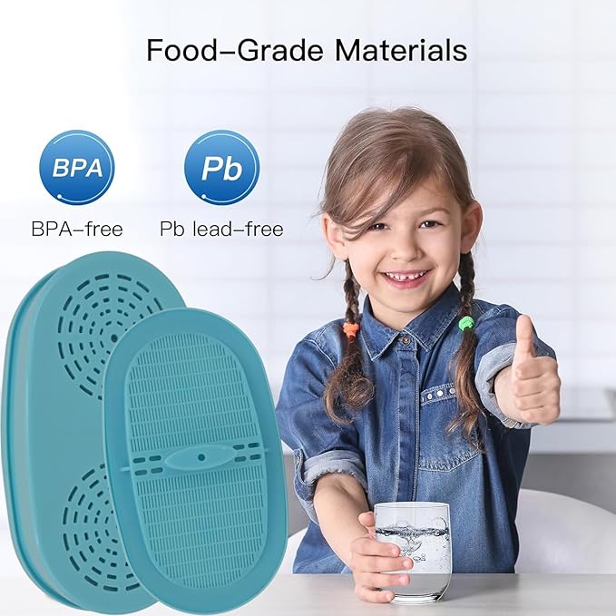 Replacement Alkaline Filter for Waterdrop® WD-PF-01A Plus, fits All Waterdrop Pitcher and Dispenser Filtration System, Increase PH, Improved Coffee Taste, Last Up to 3 Months or 200 Gallons(Pack of 3)