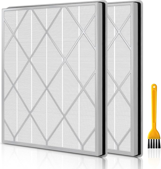 2 Pack HE400 HE401 Replacement Filter For Shark Air Purifier 4 Model HE400 HE401 HE402 HE405 UA415 3-Stage Filtration Filters, H13 True HEPA #HE4FKPET Filter