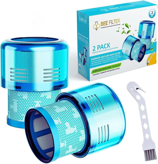 Dyson Gen5 Detect Filter, 2-Pack Premium True HEPA Replacement Filters for Dyson Gen5 Detect, Gen5 Detect vacuum, Gen5detect Absolute, Gen5outsize Absolute, Gen5detect, Gen5outsize, Part no. 972352-01