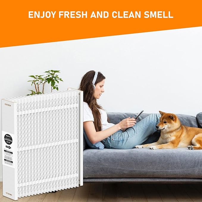 EXPXXFIL0020 20x25 MERV-13 Filter Replacement Compatible with Bryant/Carrier EZ-FLEX EXPXXFIL0020 Heating and Cooling System, Expandable Filter Media 20x25, 2 Pack