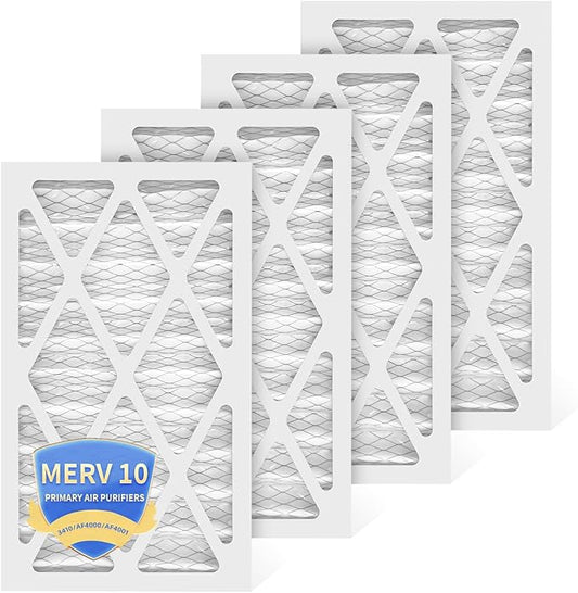 5-Micron Outer Filters Compatible With WEN 3410 & POWERTEC AF4000/AF4001 Shop Fox W1830 Grizzly G0738 Air Filtration System, Replacement for WEN 90243-027-2 Woodworking Air Filters (4 Pack)