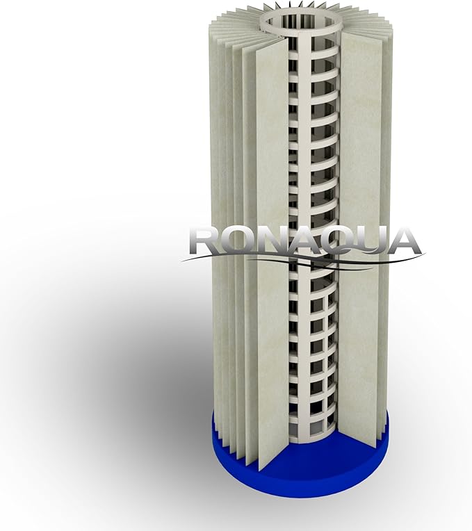 Pleated Sediment Water Filter Cartridge 9.87”x 2.5” Amplified Surface Area, Removes Sand, Dirt, Rust, Extended Filter Life WELL-MATCHED with WHKF-WHPL, 801-50, WB-50W, WFPFC3002, SPC-25-1050 (4 Pack)