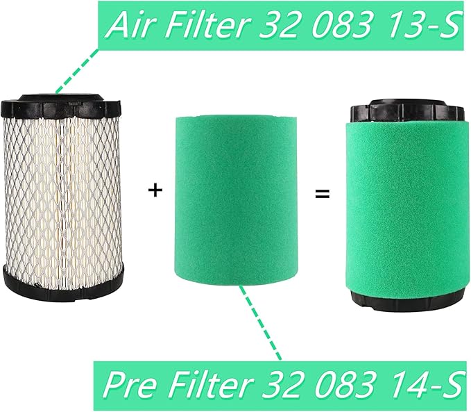 ETK750 KT725 Air Filter Compatible With Koh-ler KT730 KT735 KT740 KT745 7000 Series Engines Reps 32 083 13-S