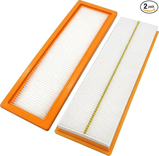 2 Pack RE198488 Cabin Air Filter Compatible with JD Tractor 5525 5320 5325 5420 5425 5525 5725 6110D 6115D 6140D 6603 Replaces PA30086 WP10160 RE73220