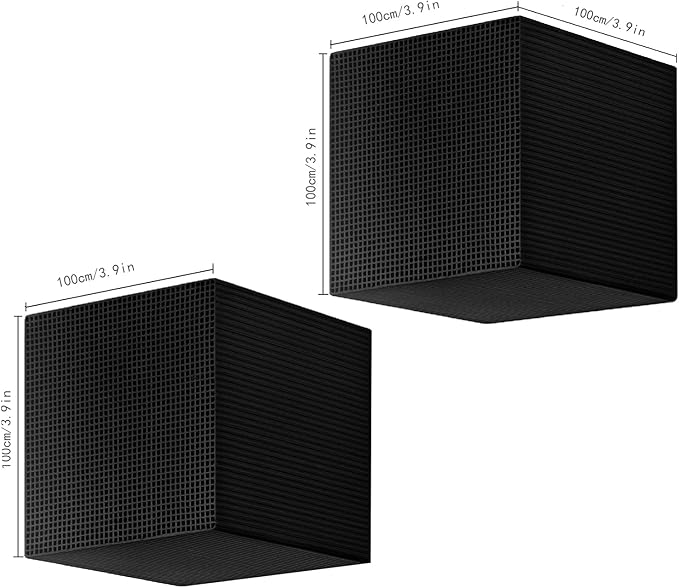 4in * 4in * 4in 2pcs Water Purification, Cube Activated Carbon Nano Water Purification Filter for Water Aquarium Fish Tank Activated Carbon pellets.