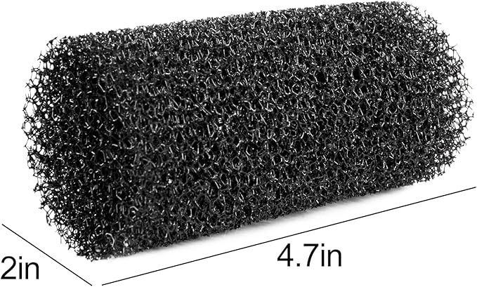 4 PCS Internal Filter Sponge Foam, Aquarium Bio Sponge Rolls of Fish Tank Filter Accessories 4.5" x 2"