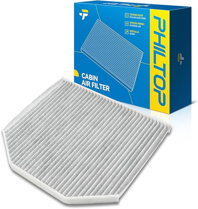 PHILTOP Cabin Air Filter, Replacement for CF11639 2008-2009 G8, 2014-2017 SS, 2011-2017 Caprice, 2012-2017 Caprice, 2009 G8, Premium Cabin Filter with Activated Carbon Filter Up Dust Pollen Odor