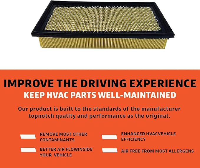 Cabin Filter - Pack of 1 - Compatible with Caterpillar Dozers, Handlers, Loaders - Cabin Air Filter Replacement - Replaces O.E. 2656618; Baldwin PA5770; Donaldson P637258; - Climate Control System