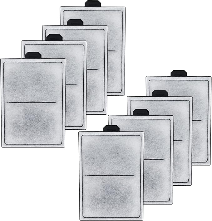 HiTauing 8 Packs PF-L Carbon Cartridge for PF20, PF30, PF40 and PF75 Power Filters