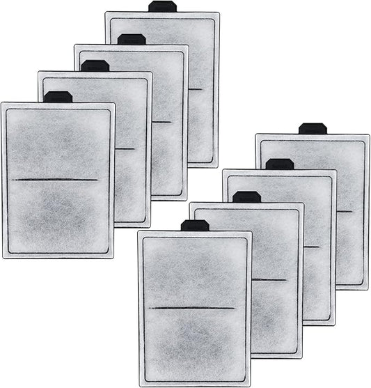 HiTauing 8 Packs PF-L Carbon Cartridge for PF20, PF30, PF40 and PF75 Power Filters