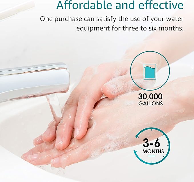 AQUA CREST AP110 Whole House Water Filter, Sediment Filter, 5 Micron, Replacement for 3M® Aqua-Pure AP110, Culligan® P5, APEC, GE FXUSC, Whirlpool®, Any 10" x 2.5" Home Water Filter, Pack of 6