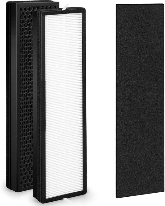 1Pack Upgraded HFD320 3-in-1 H13 True HEPA Replacement Filter for Honey-Well Air Genius 3,4,5,6 Series Air Purifiers-Models HFD300, HFD310, HFD320,HFD360,HFD314, HFD323CV1, HFD323-TGT,HFD324 (1)