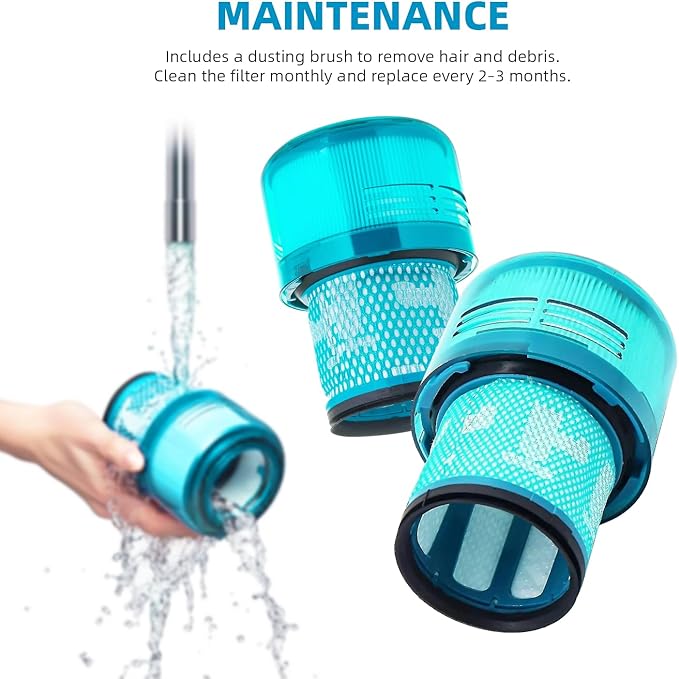 Dyson V15 Filter, 1-Pack Premium True HEPA Replacement Filter Compatible with Dyson V15 Detect, V15 Detect Absolute, V15 Submarine, V15 Detect Filter, V11 Animal Filter, V11 Filter, Part no. 970013-02