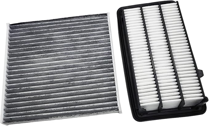 JTBU182-050 Replacement Cabin & Engine Air Filter For Honda CR-V 1.5L (2017-2022), Civic 1.5L (2016-2021), Replacement for CP182, CF11182, CA12050, 17220-5AA-A00