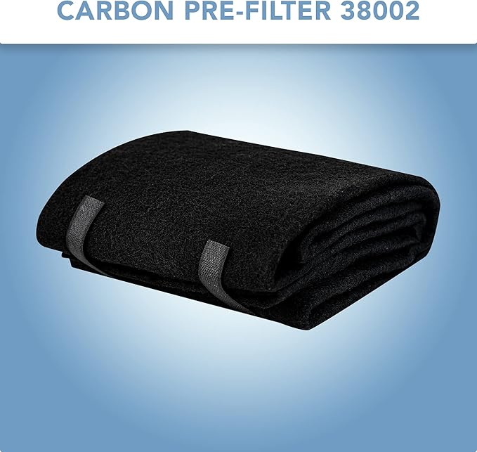 CFS – Pack of 1, Premium Cut-to-Fit Activated Carbon Pre-Filter Pad Compatible with 38002 Models – Fresh & Filtered Air for Indoor and Home – Charcoal Air Filter Sheet – 16" x 48" – Black