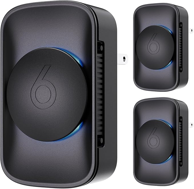 Air Ionizers for Home (3 Pack), Negative Ion Generator, Quiet Air Freshener for Bedroom Kitchen Office,Portable Plug in Air Filter Odor, Smoke Dust, Pets, Eliminator, Mini Air Cleaner