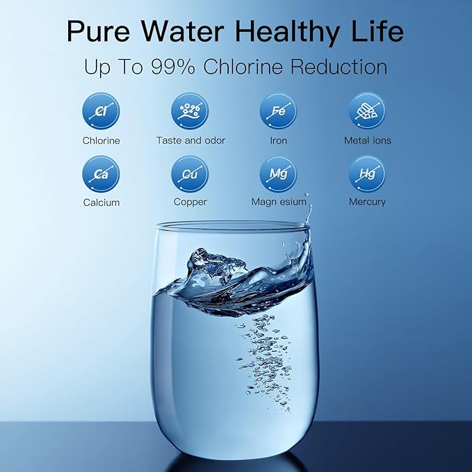 NSF/ANSI 375 Certified Water Filter, Replacement for Berkey® BB9®-2 Black Purification Elements and Berkey® Gravity Filter System, Pack of 2