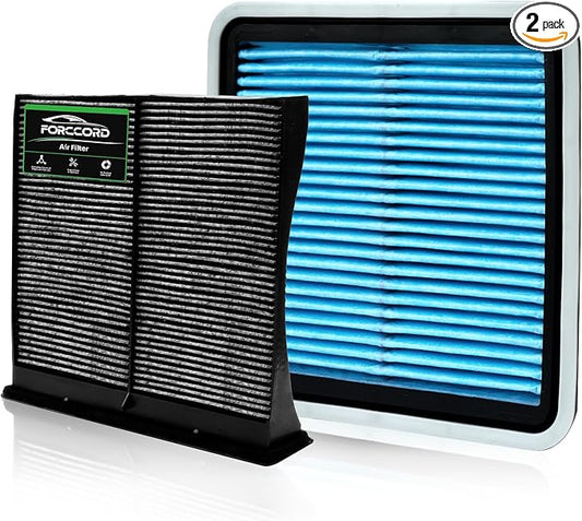 Cabin Air Filter and Engine Air Filter Fit for Forester (09-18), Impreza (08-16), XV Crosstrek (13-15),Crosstrek Gas (16-17),WRX (15-21),WRX STI (15-18) Replacement CF10930 16546AA090