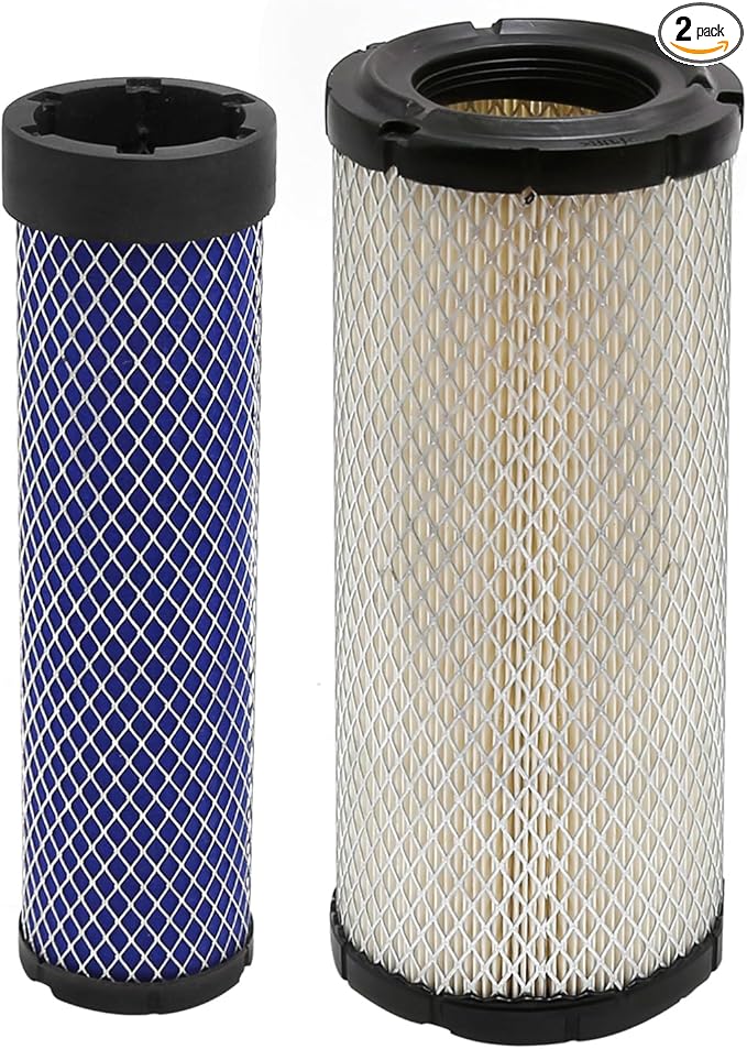 R1401-42270 R2401-42280 Air Filter, Skid Steer Air Filters, Replacement for Kubota KX121-3 KX121-3S KX161-3 KX161-3S L48 M4700 M4800 M4900 M5400 M5700 MX4700 MX5000 MX5100 MX5200 R420 R520
