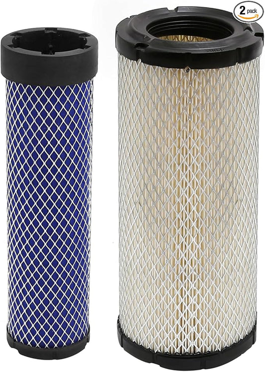 R1401-42270 R2401-42280 Air Filter, Skid Steer Air Filters, Replacement for Kubota KX121-3 KX121-3S KX161-3 KX161-3S L48 M4700 M4800 M4900 M5400 M5700 MX4700 MX5000 MX5100 MX5200 R420 R520