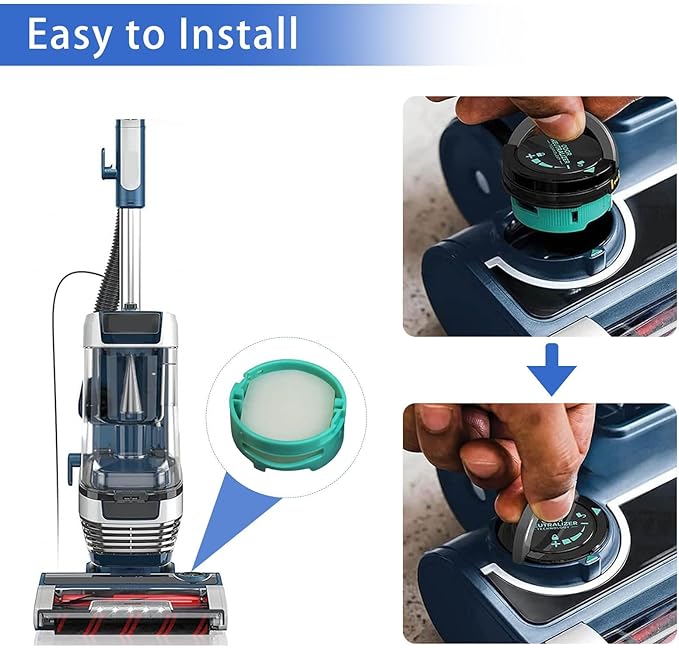 MZY LLC 10PCS for Shark Stratos Filter Replacements Compatible with AZ3002 AZ3000 AZ3000W Shark Stratos Odor Neutralizer Cartridge Kit Includes 2 HEPA + 4 Foam + 4 Odor Neutralizer