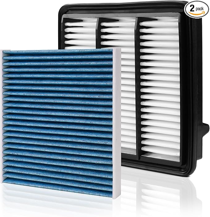 Cabin & Engine Air Filter Fit for Honda CR-V CRV CR V 2023 2024 2025 2026 L4 1.5L (Not for Hybrid 2.0L) Activated Carbon Cabin Filter Replacement CF11182 17220-64A-A00 Car Accessories