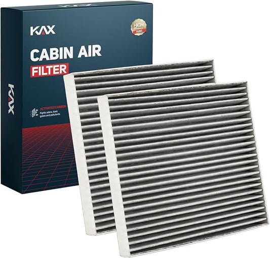 KAX Cabin Air Filter,CF11671 Replacement for RAM 1500 2016-2019, Ram 2500 2016-2022, Mazda CX-7 2007-2012, 3500 2018-2022,Wagoneer, w/Activated Carbon Passenger Compartment Air Filter, 2Pcs