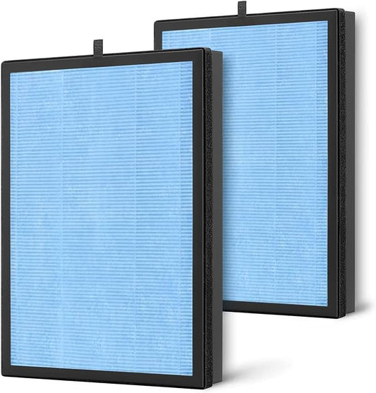 2 Pack AP1002 Replacement Fil-ter AP1002-RF, Compatible with AIRTOK AP1002 Air Puri-fier, H13 True HEPA