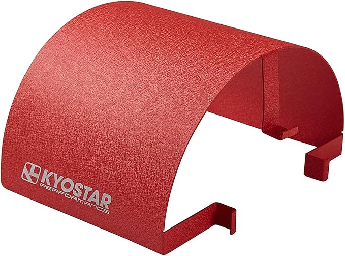Kyostar Universal Steel Air Filter Heat Shield Cover Burning Air Intake Filter Cover for 2.5-3.5" Cone Filter (Red)