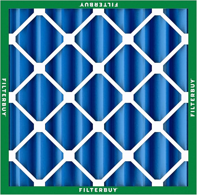 Filterbuy 20x20x4 Air Filter MERV 13 (MPR 1900) Health Defense Replacement (2-Pack), Electrostatic Pleated HVAC AC Furnace Filters, Made in USA (Actual Size: 19.50 x 19.50 x 3.63)