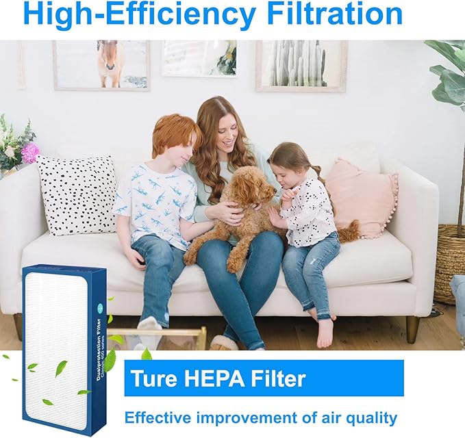 Upgraded Classic 400 Series Replacement Filter,Compatible with Blueair 400 Series Air Purifier Replacement Filter, Part# 480i,402,403,405,410,455EB,450E Replacement Filter (400 1Pack Upgraded)