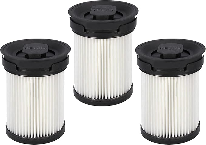 Fette Filter - Fine Dust Vacuum Filter Compatible with Miele TriFlex HX1 FSF Cordless Stick Vacuum Cleaners Series - Pack of 3